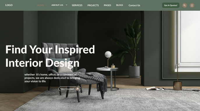 Interior Design Website